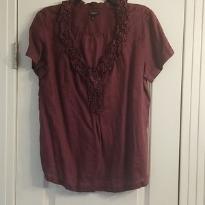 👕 Talbot's Linen Top